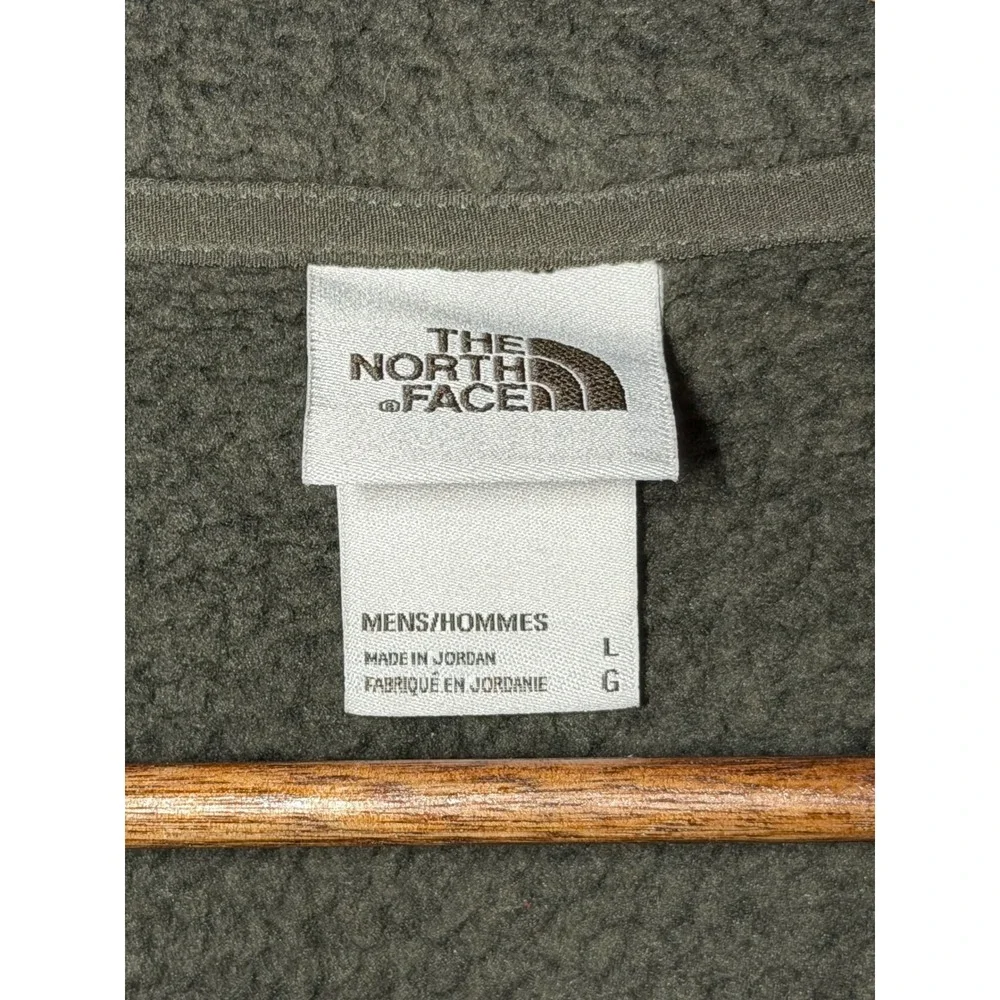 The North Face Gordon Lyons Full Zip Fleece Jacket Men's Large Olive FUGE Camps
